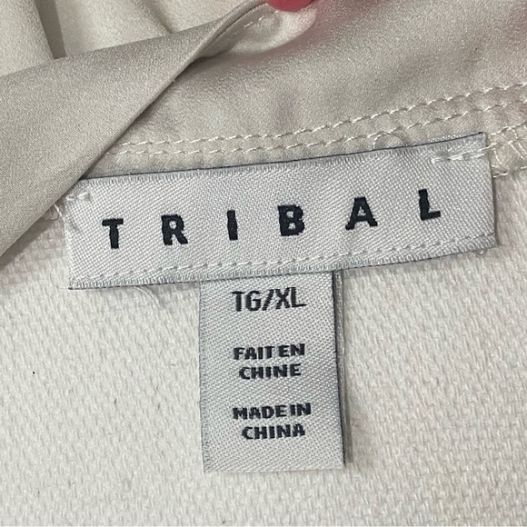 Tribal Cream with‎ Floral Print Top - Picture 5 of 5